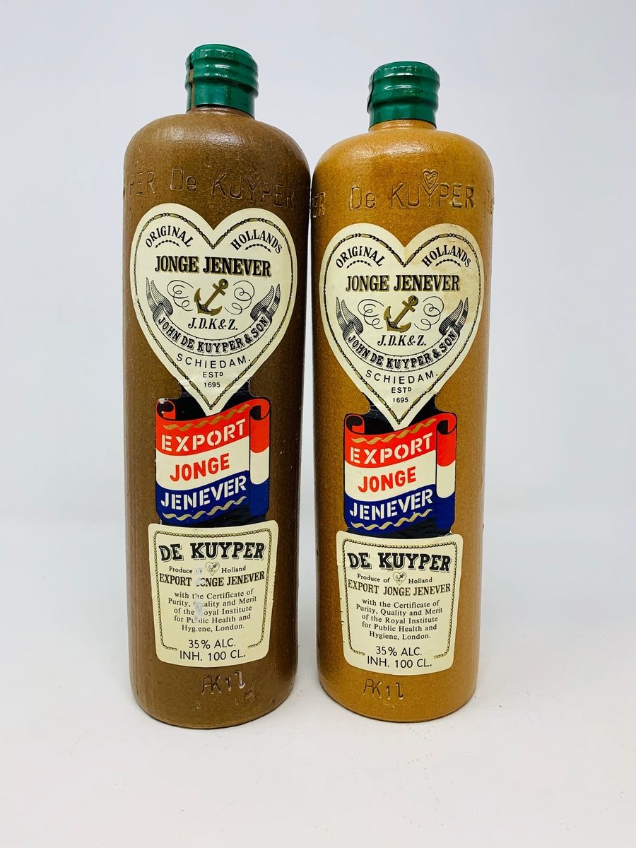 2 x JONGE JENEVER DE KUYPER