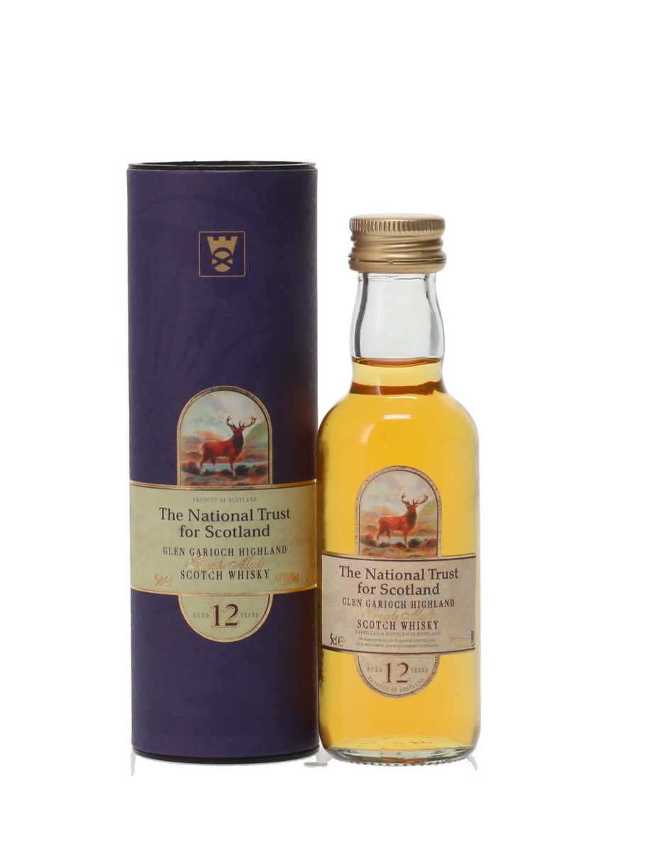 GLEN GARIOCH 12 YEAR OLD MINIATURE - NATIONAL TRUST