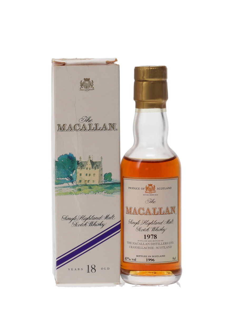 MACALLAN 1978 18 YEAR OLD MINIATURE