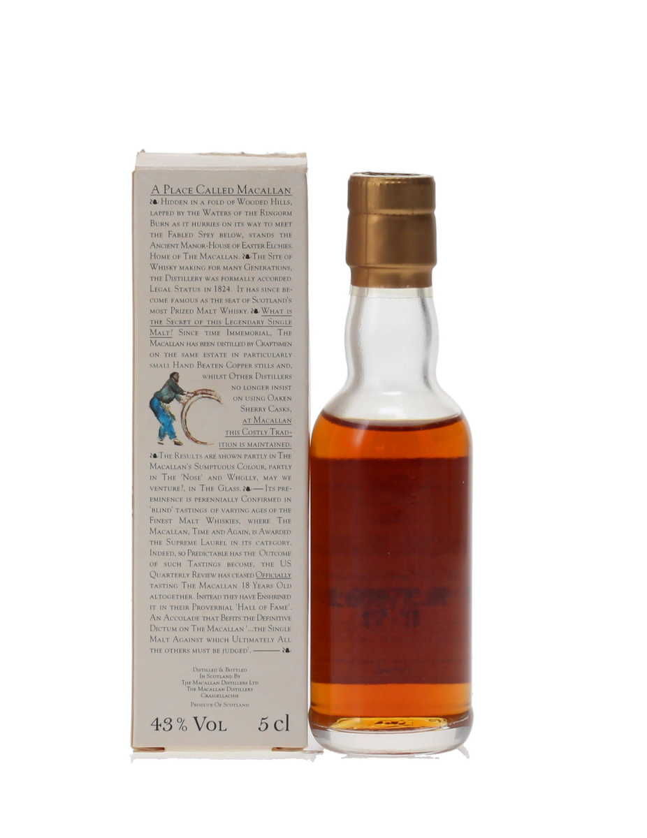 MACALLAN 1978 18 YEAR OLD MINIATURE