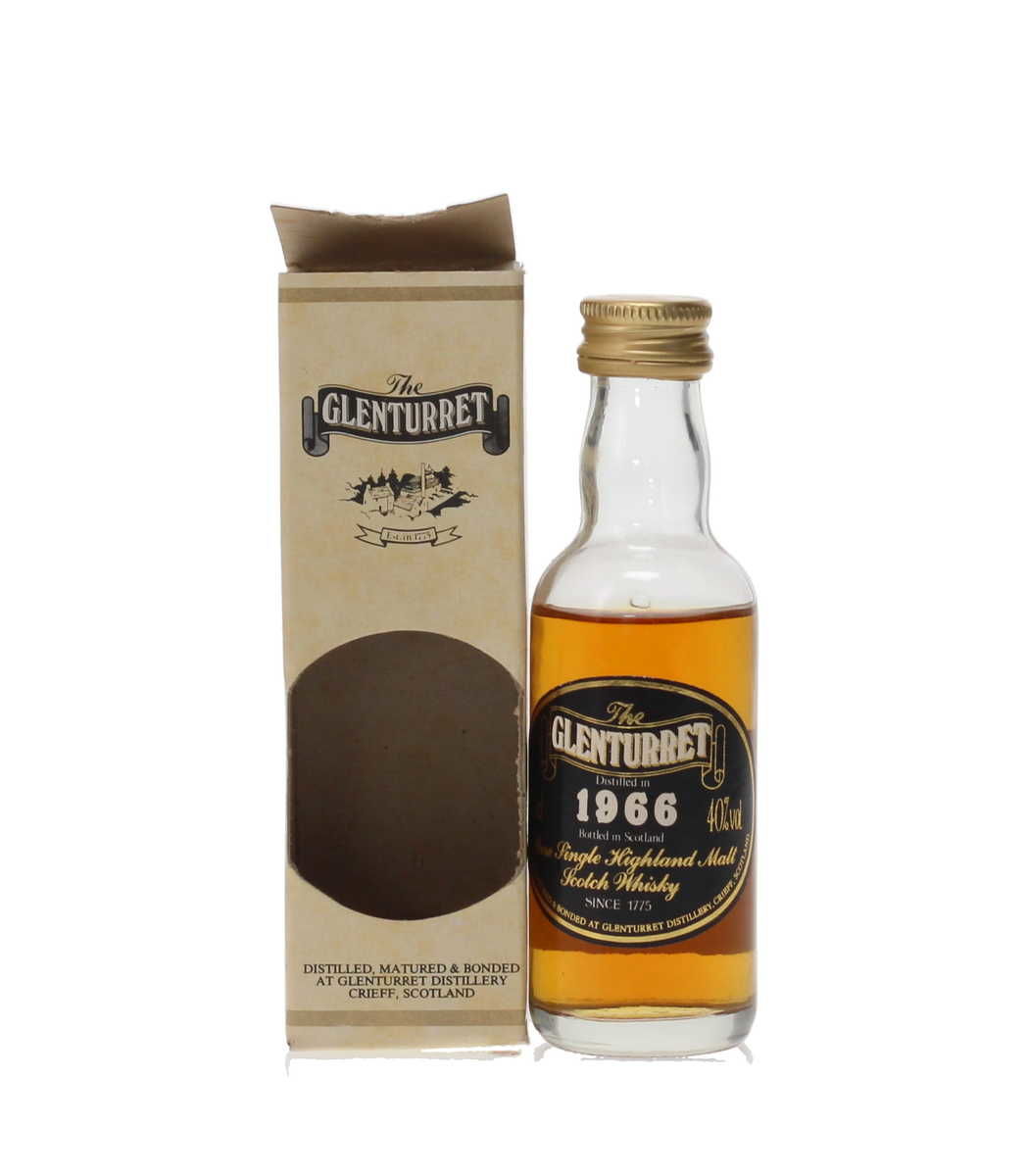 GLENTURRET 1966 HIGHLAND SINGLE MALT MINIATURE