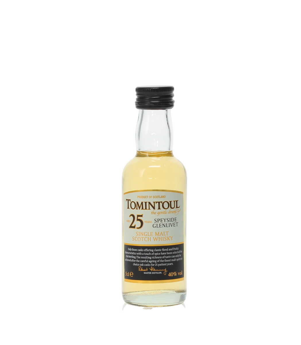 TOMINTOUL 25 YEAR OLD MINIATURE 