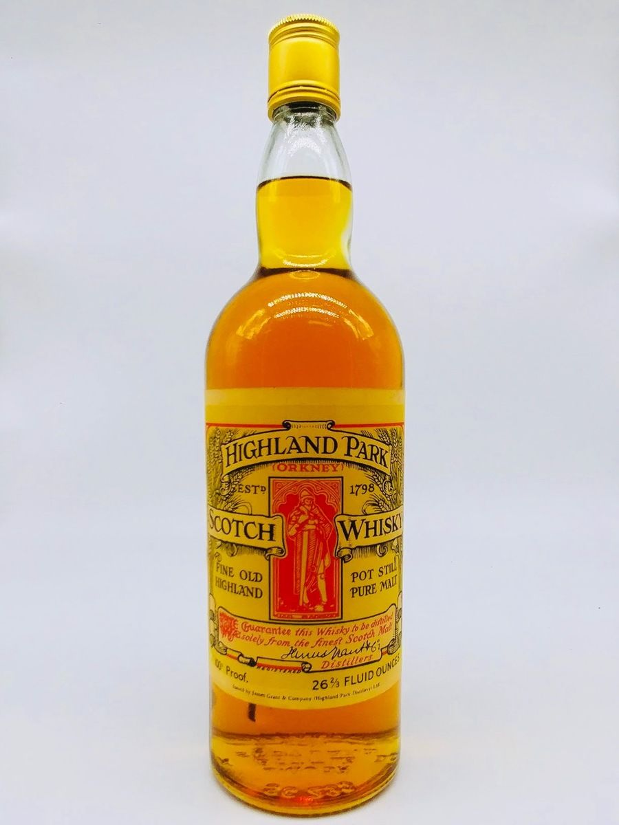 HIGHLAND PARK 100 PROOF 1970'S ST MAGNUS LABEL