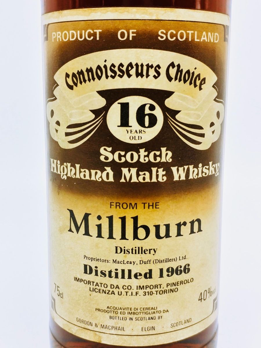 MILLBURN 1966 16 YEAR OLD CONNOISSEURS CHOICE