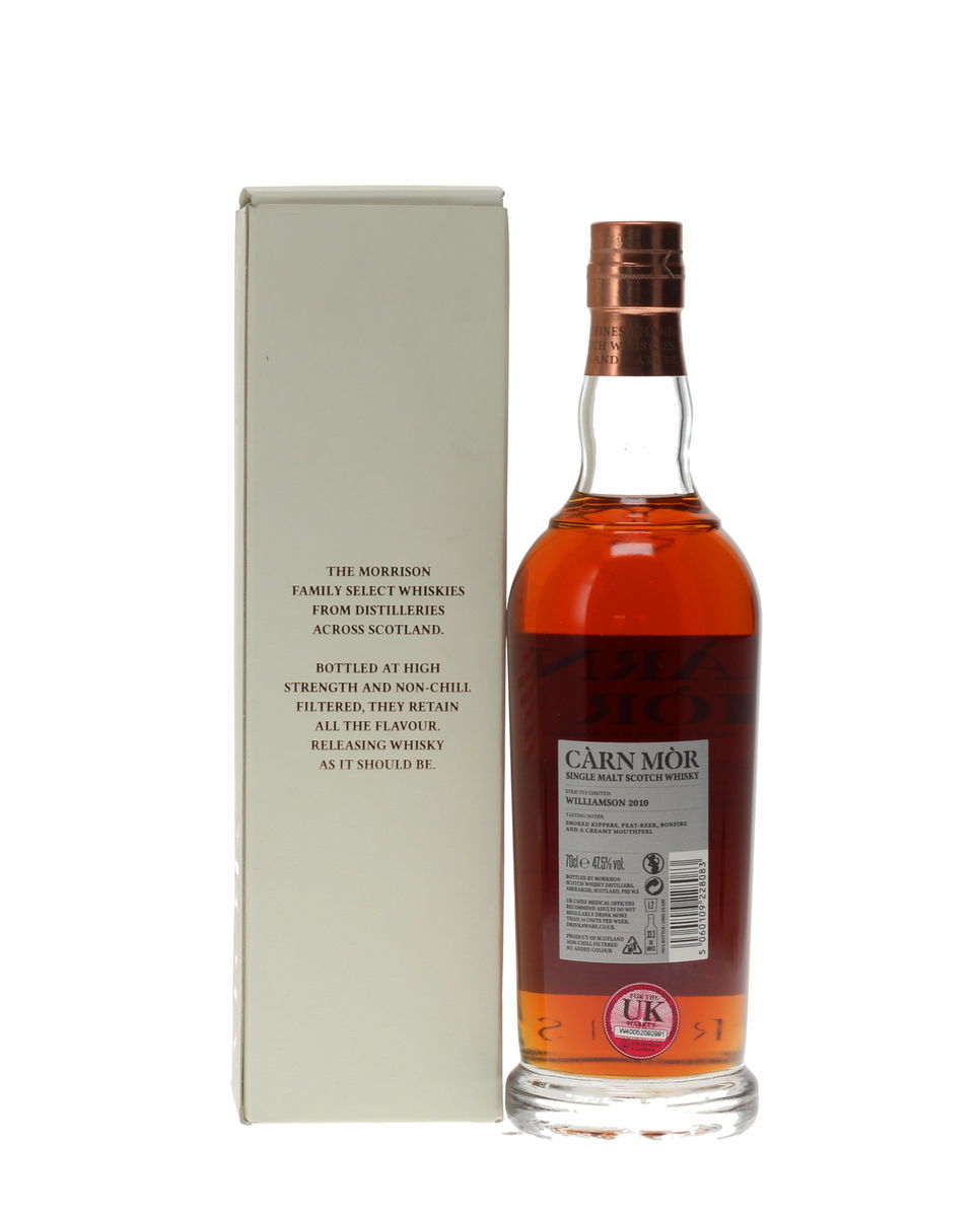 WILLIAMSON (LAPHROAIG) 2010 10 YEAR OLD CARN MOR STRICTLY LIMITED
