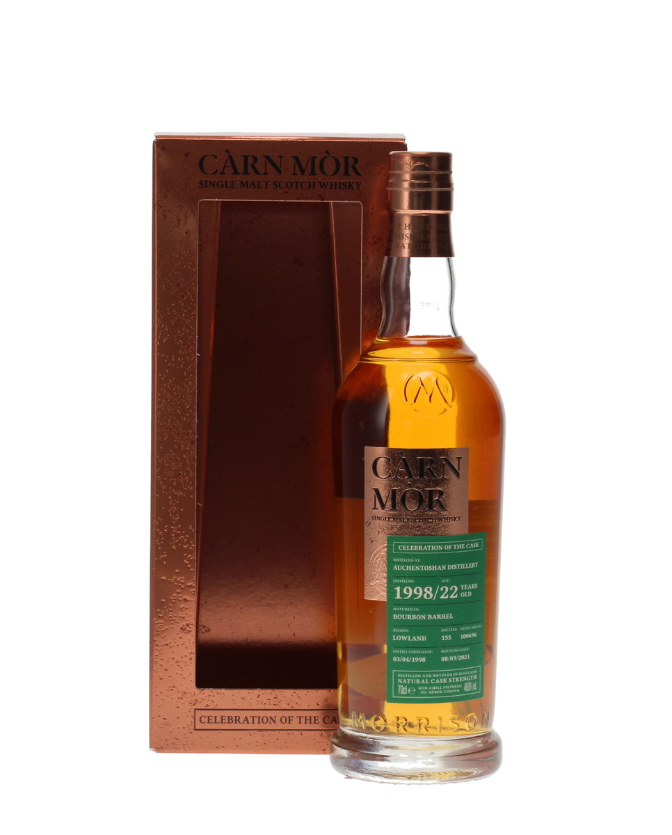 AUCHENTOSHAN 1998 22 YEAR OLD - CARN MOR CELEBRATION OF THE CASK
