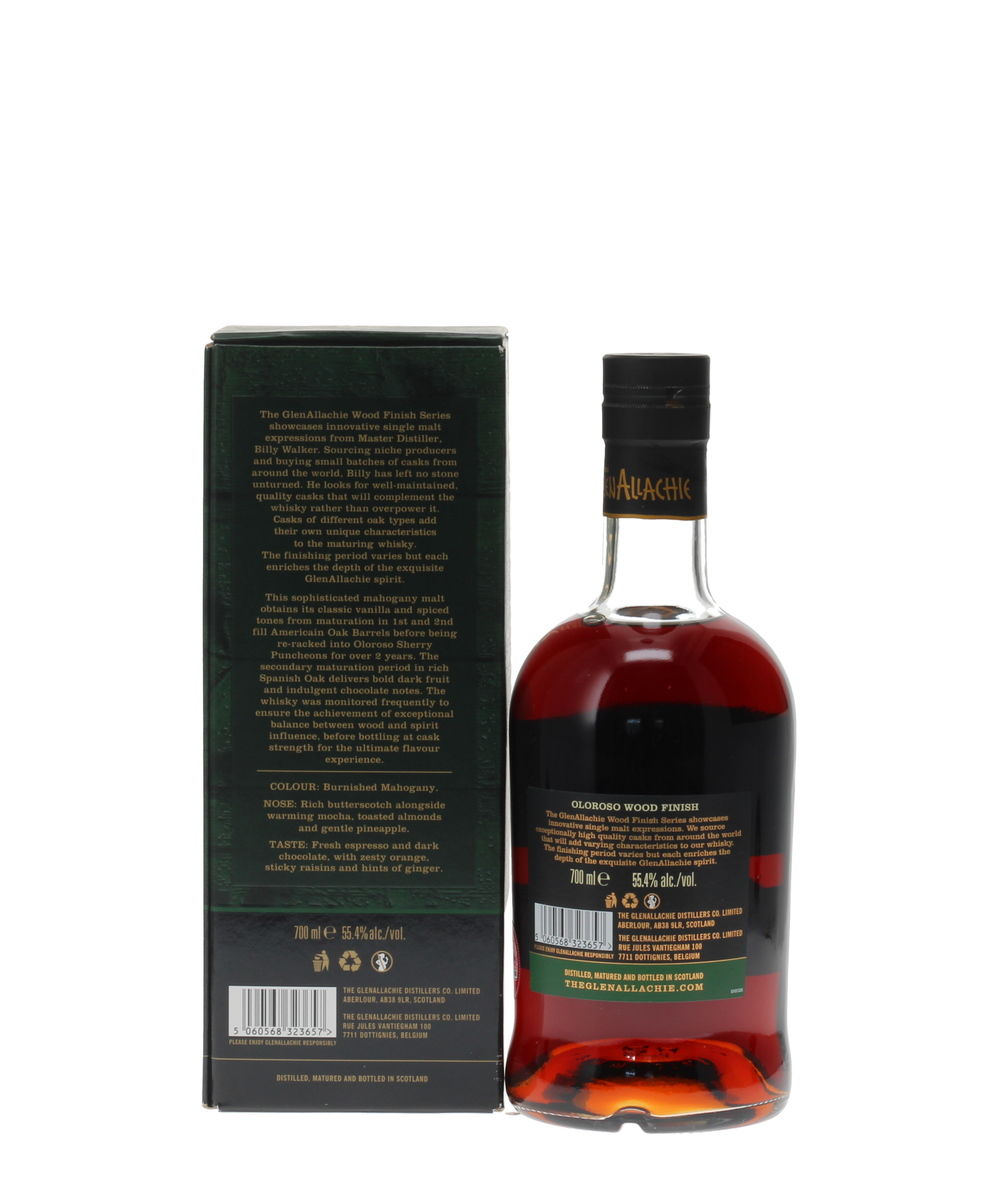 GLENALLACHIE 14 YEAR OLD OLOROSO WOOD FINISH