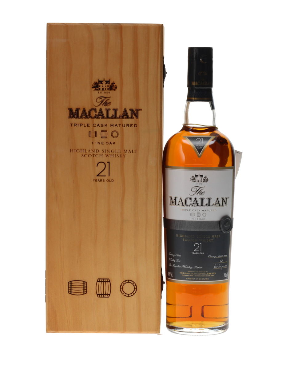 MACALLAN 21 YEAR OLD FINE OAK - ISRAEL IMPORT