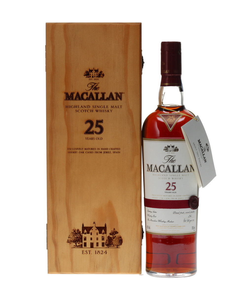 MACALLAN 25 YEAR OLD PRE 2018 
