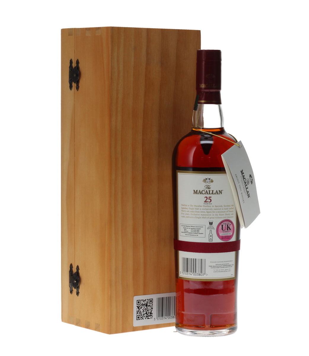 MACALLAN 25 YEAR OLD PRE 2018 