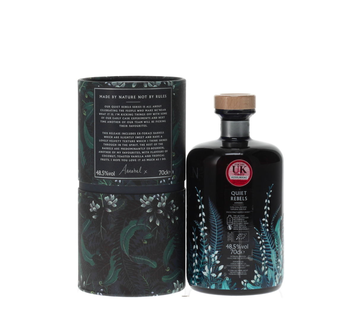 NC'NEAN ORGANIC SINGLE MALT SCOTCH WHISKY - ANNABEL QUIET REBELS