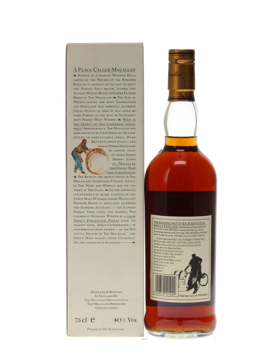 MACALLAN 10 YEAR OLD 1980'S 75CL