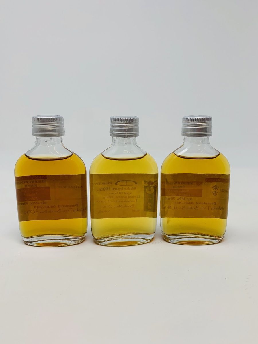 3 x MIXED JAPANESE WHISKY TREE MINIATURES 