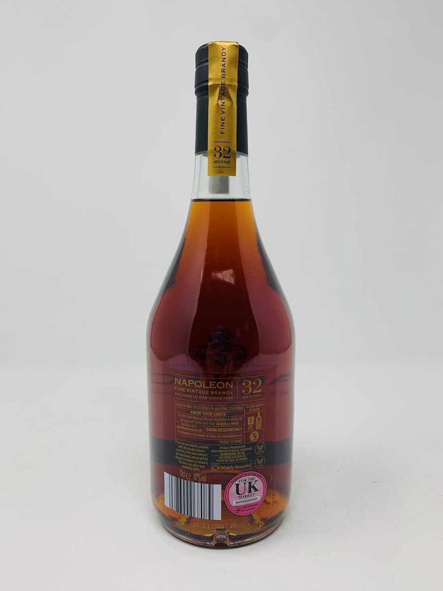 1985 32 YEAR OLD NAPOLEON FINE VINTAGE BRANDY LIMITED EDITION