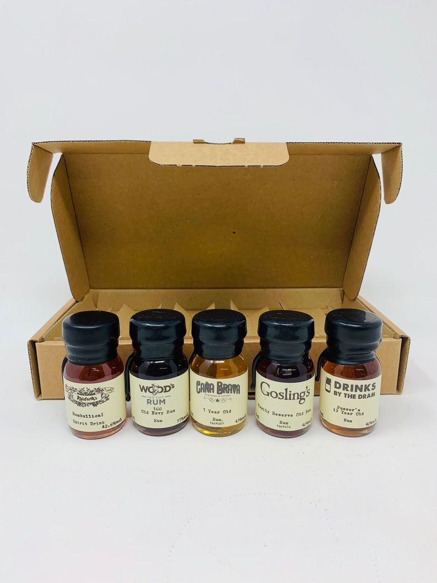 2 x DRINKS BY THE DRAM RUM SETS