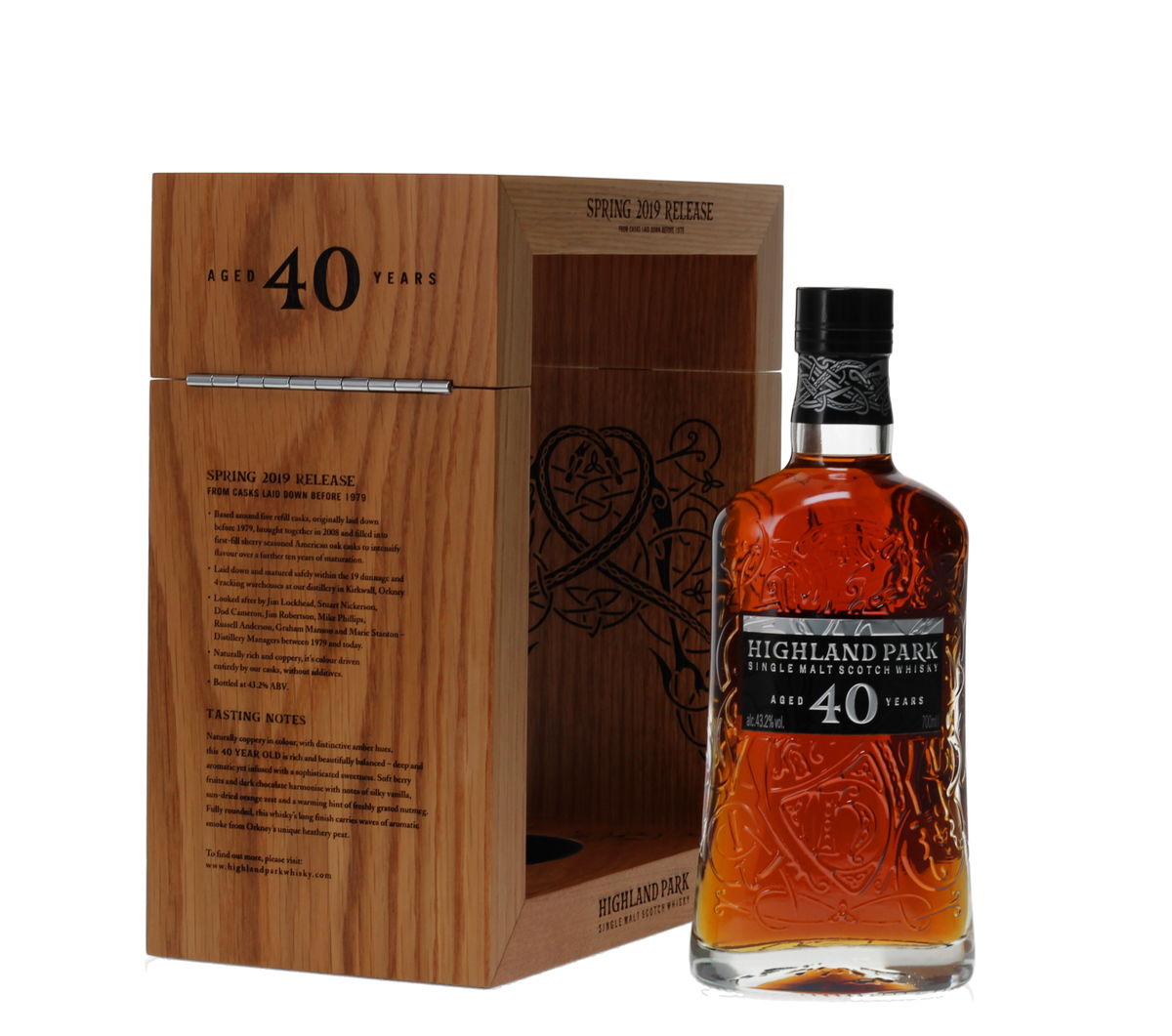 HIGHLAND PARK 40 YEAR OLD SPRING 2019 RELEASE