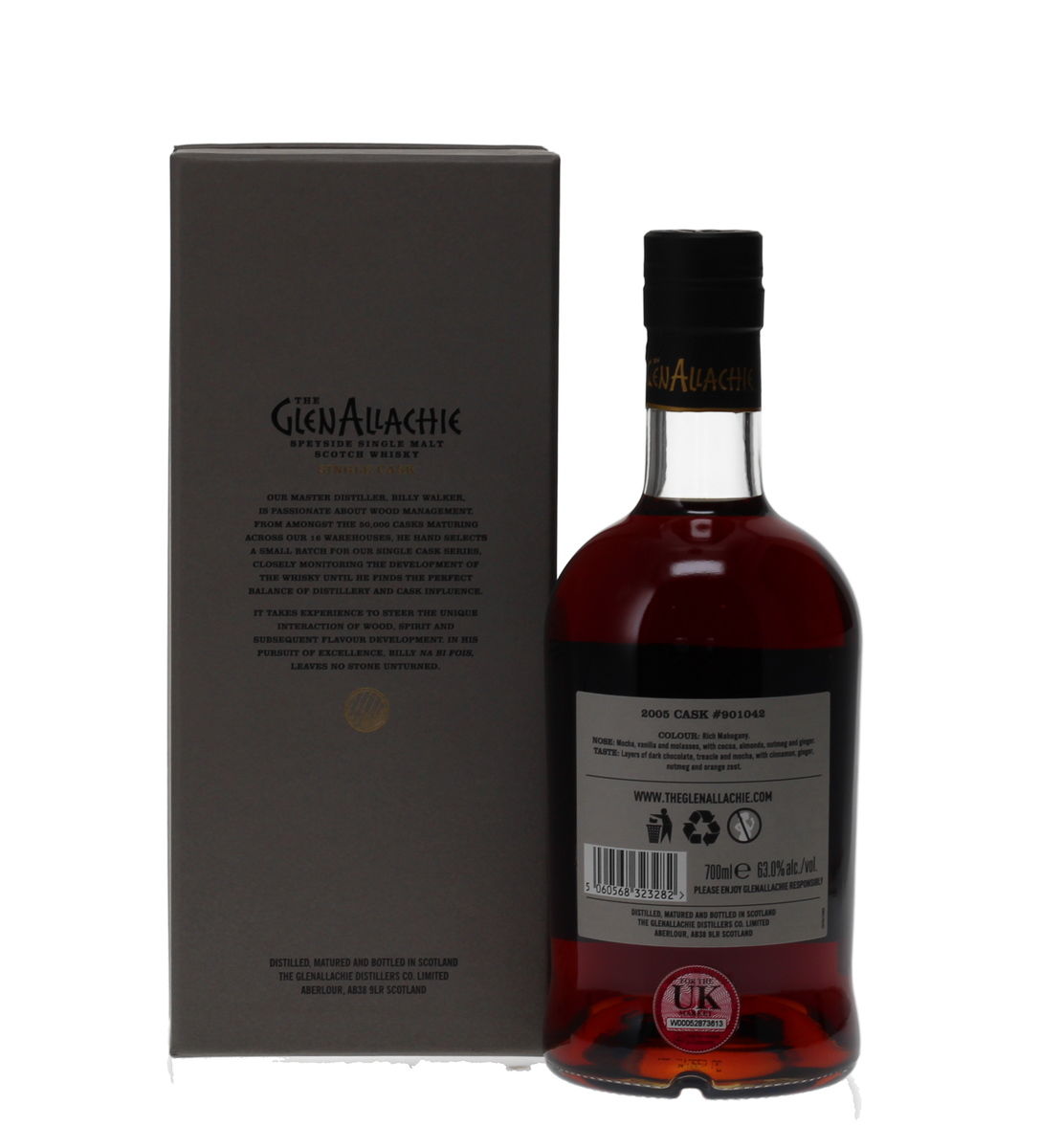 GLENALLACHIE 2005 SINGLE CASK 15 YEAR OLD