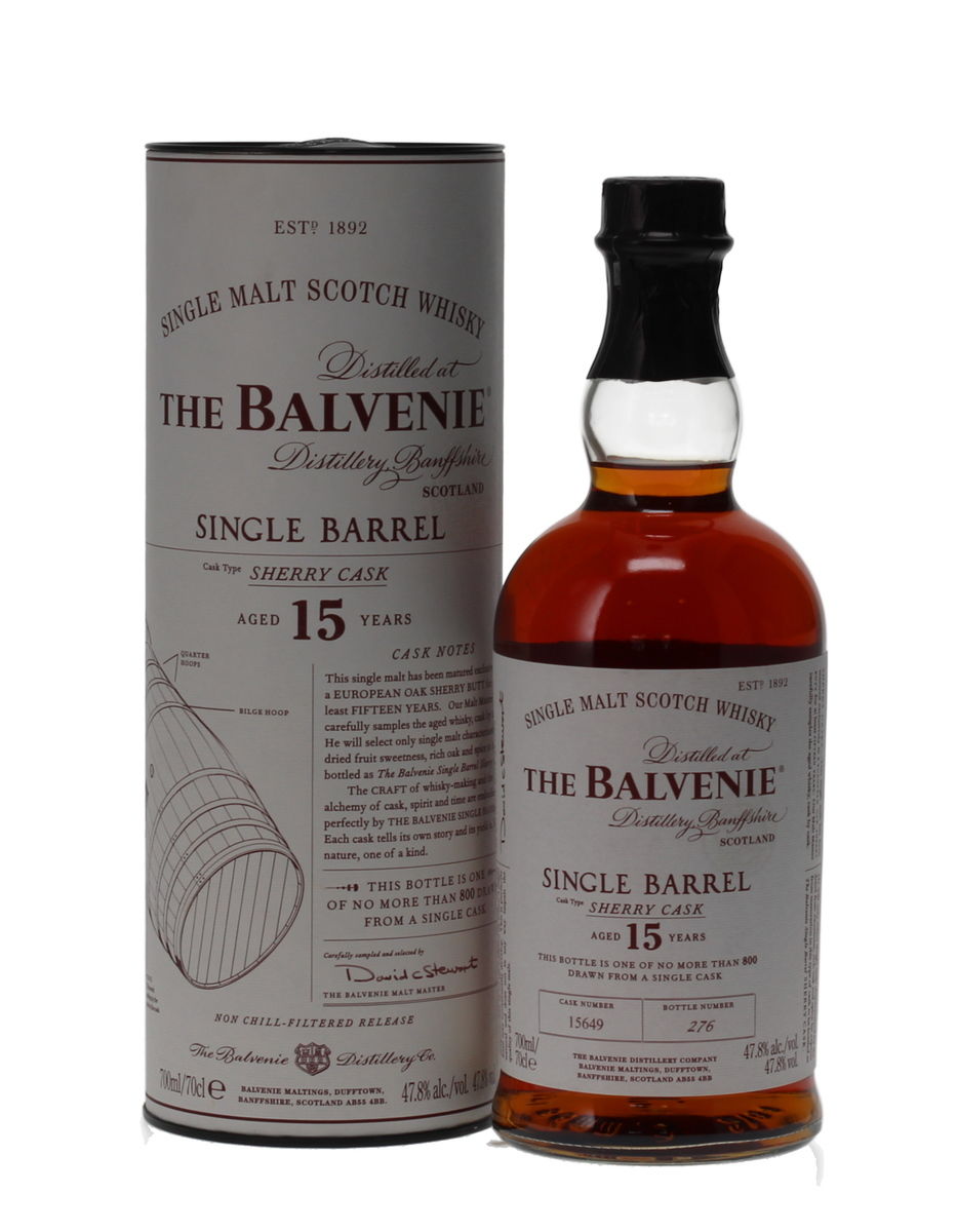 BALVENIE 15 YEAR OLD SINGLE BARREL SHERRY CASK