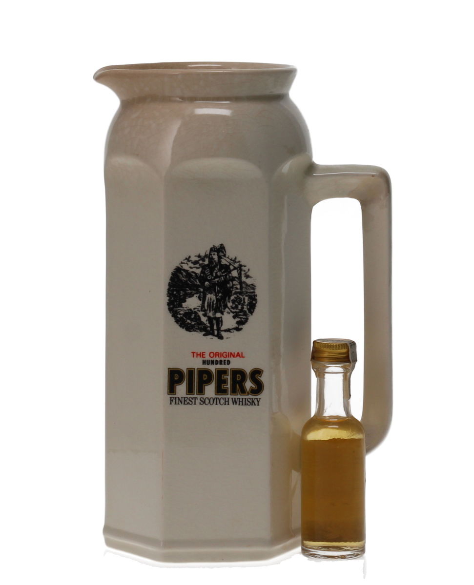 PIPERS SCOTCH WHISKY MINIATURE & JUG