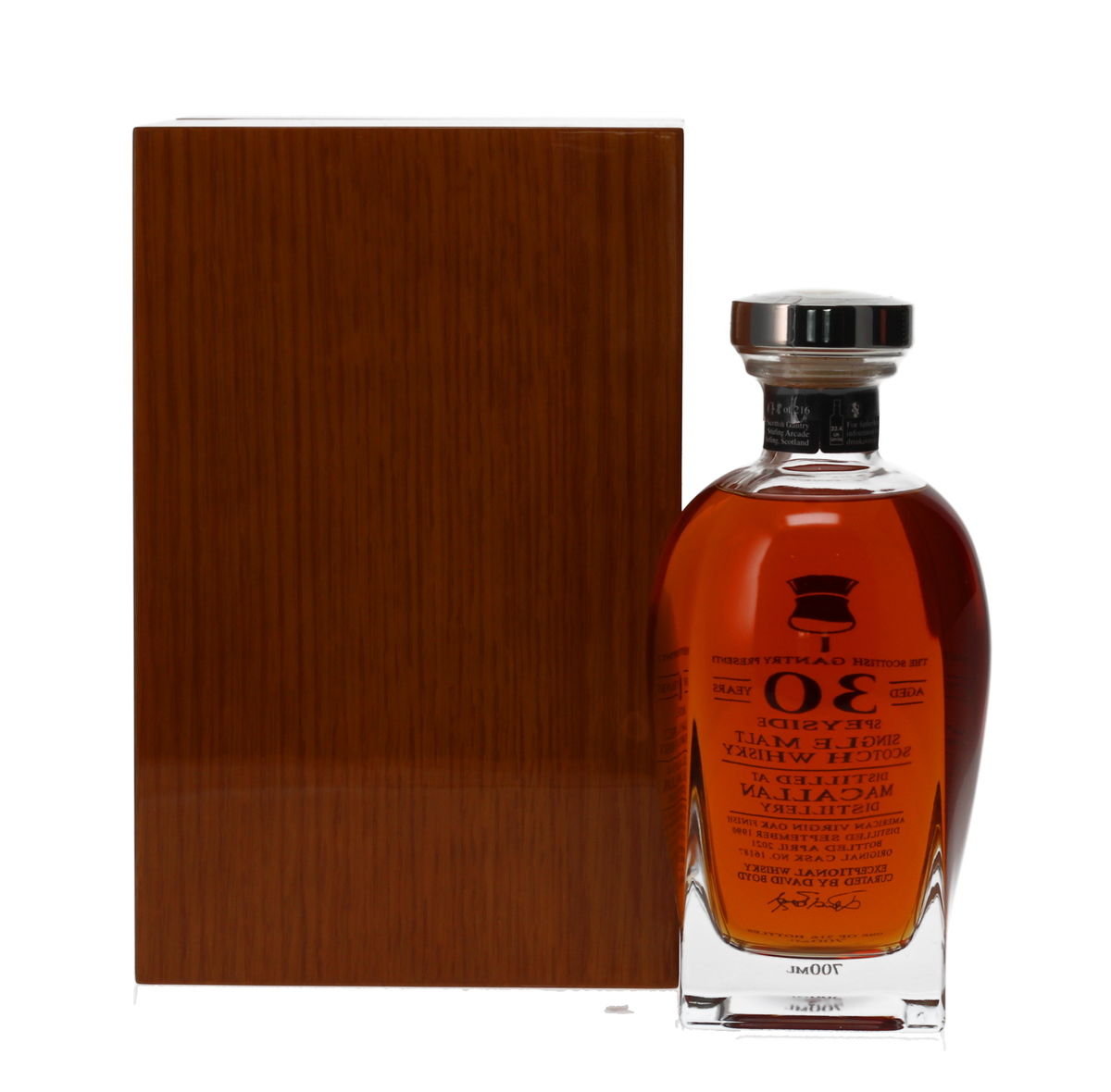 MACALLAN 30 YEAR OLD - SCOTTISH GANTRY VIRGIN AMERICAN OAK BARREL FINISH