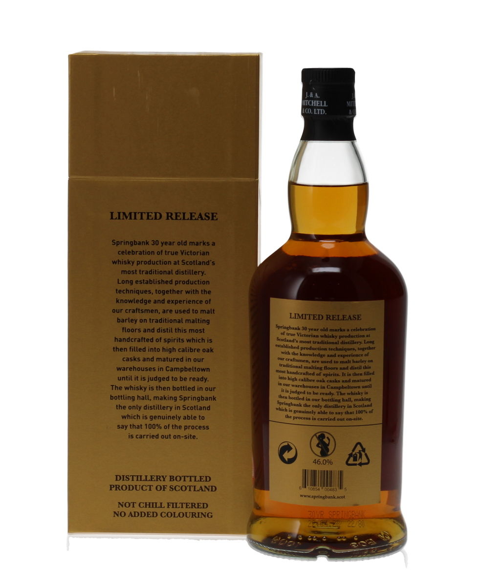 SPRINGBANK 30 YEAR OLD 2022 RELEASE