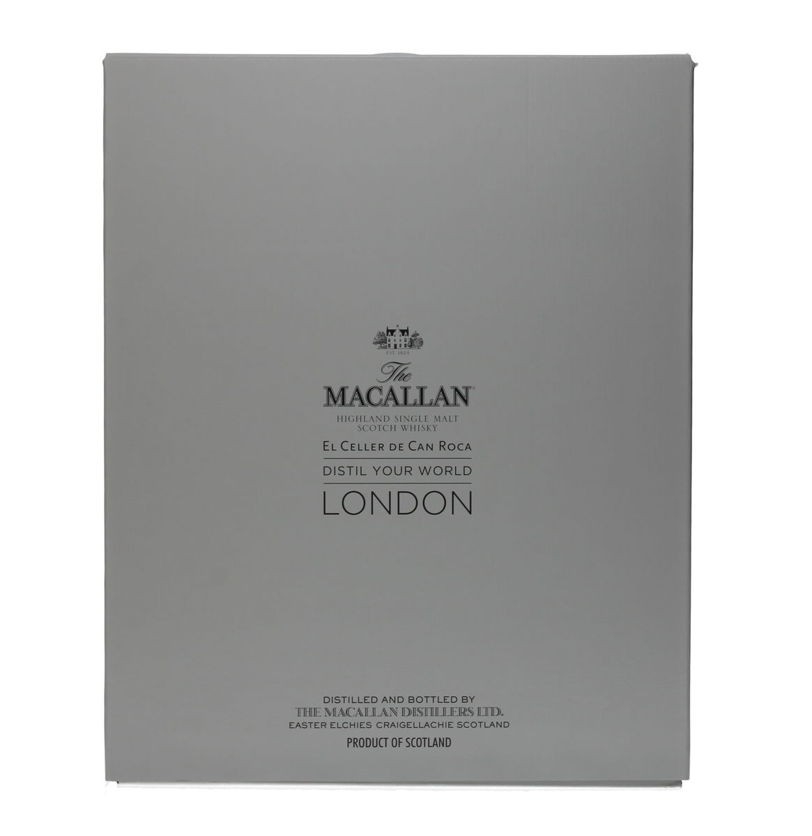 MACALLAN - EL CELLER DE CAN ROCA - DISTIL YOUR WORLD - LONDON EDITION