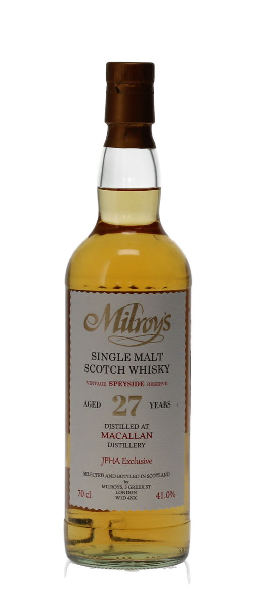 MACALLAN 27 YEAR OLD MILROYS - JPHA EXCLUSIVE