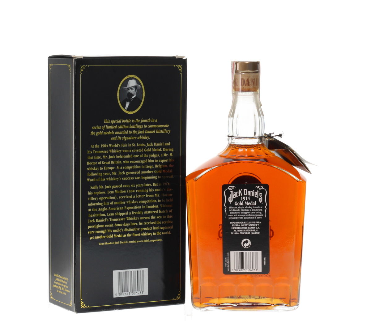JACK DANIELS 1914 GOLD MEDAL