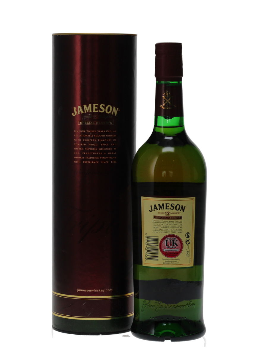 JAMESON'S 1780 SPECIAL RESERVE 12 YEAR OLD 