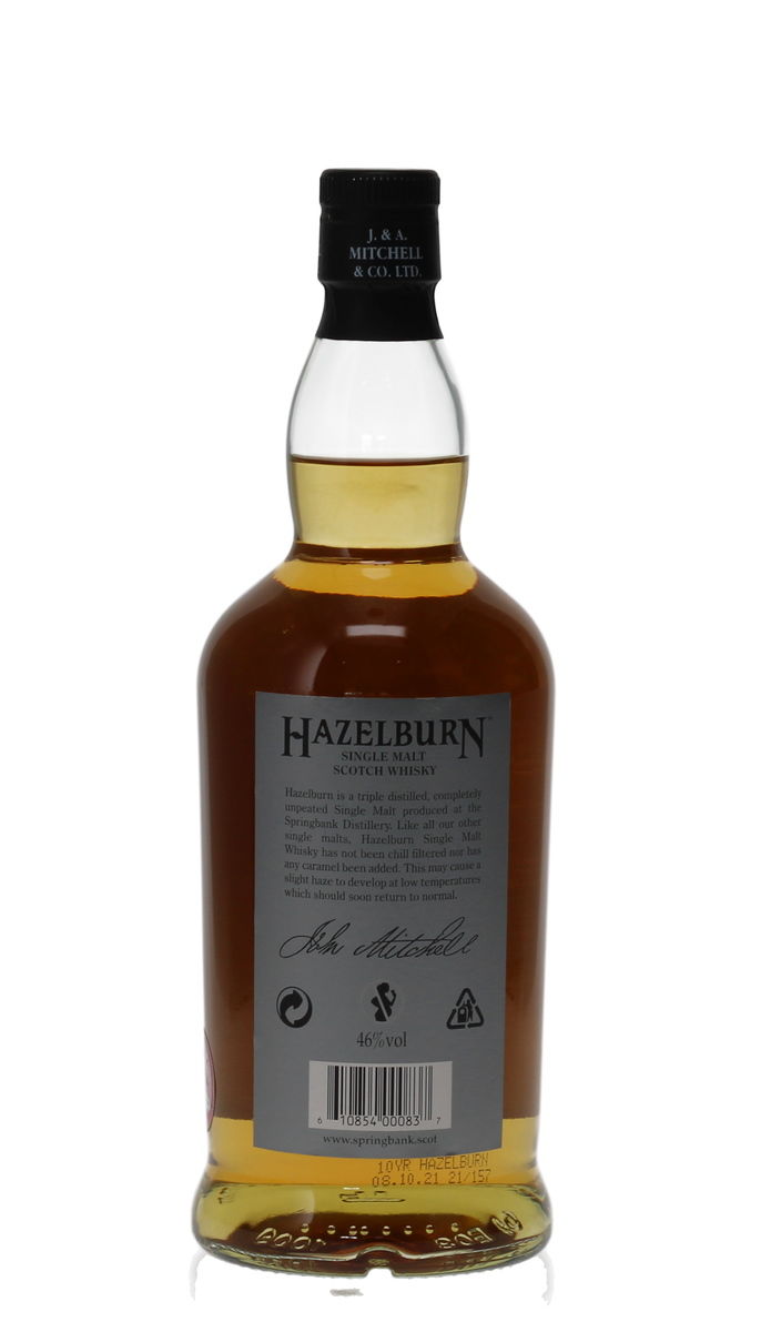 HAZELBURN 10 YEAR OLD - OCTOBER 2021 RELEASE