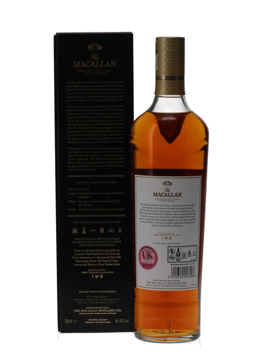 MACALLAN 12 YEAR OLD SHERRY OAK