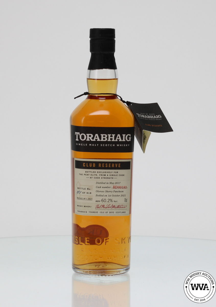 TORABHAIG 2017 SINGLE OLOROSO #183 CLUB RESERVE RELEASE NO.1