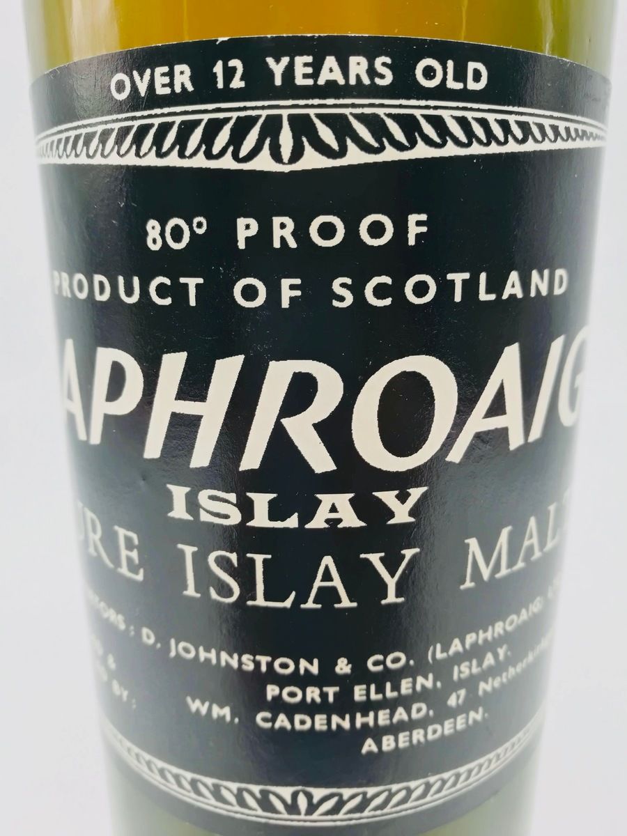 LAPHROAIG 12 YEAR OLD CADENHEAD LATE 1960’s/ EARLY 1970’s 