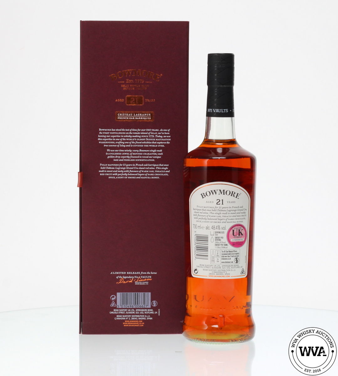 BOWMORE 21 YEAR OLD - CHATEAU LAGRANGE FRENCH OAK BARRIQUES