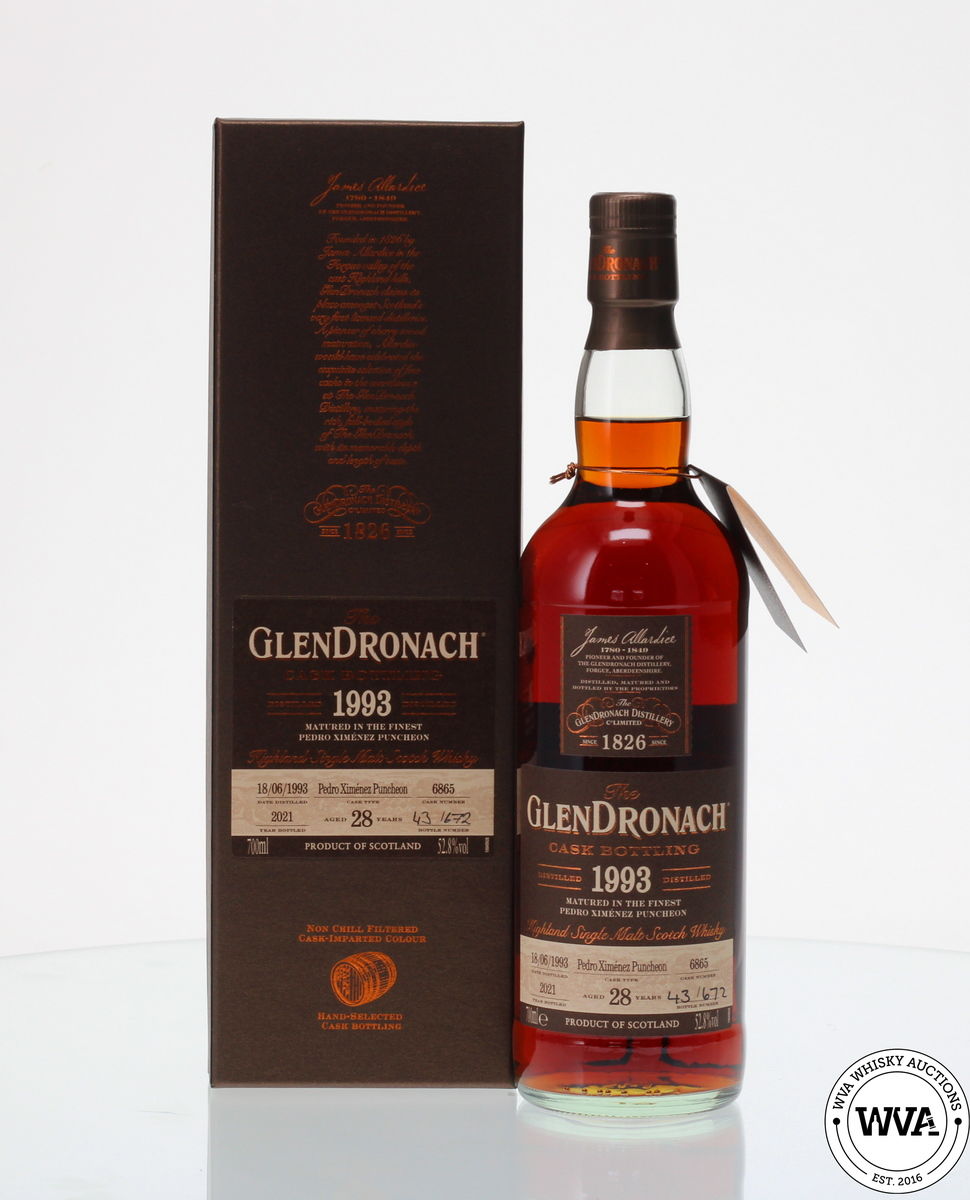 GLENDRONACH 1993 28 YEAR OLD SINGLE CASK #6865