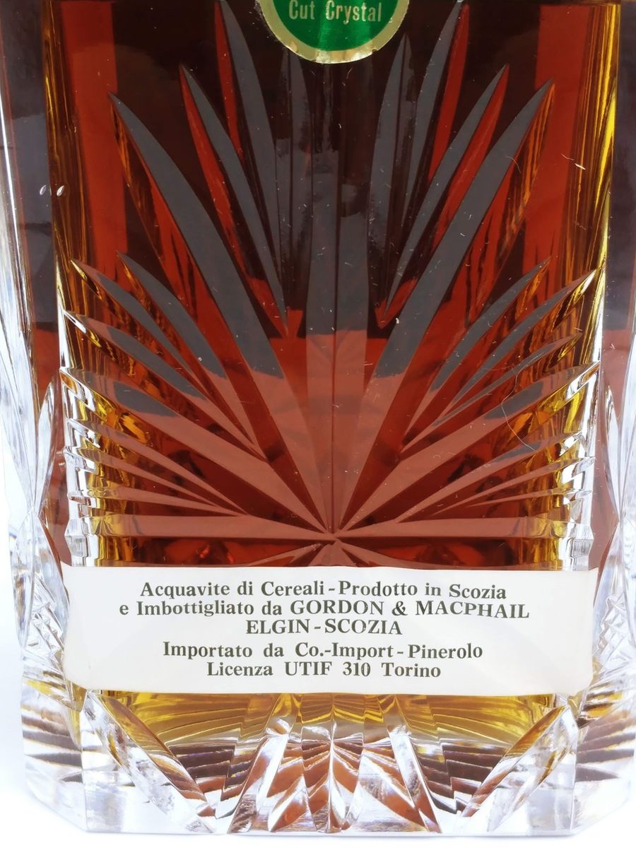 MACALLAN 1937 GORDON & MACPHAIL DECANTER / CO . PINEROLO IMPORT
