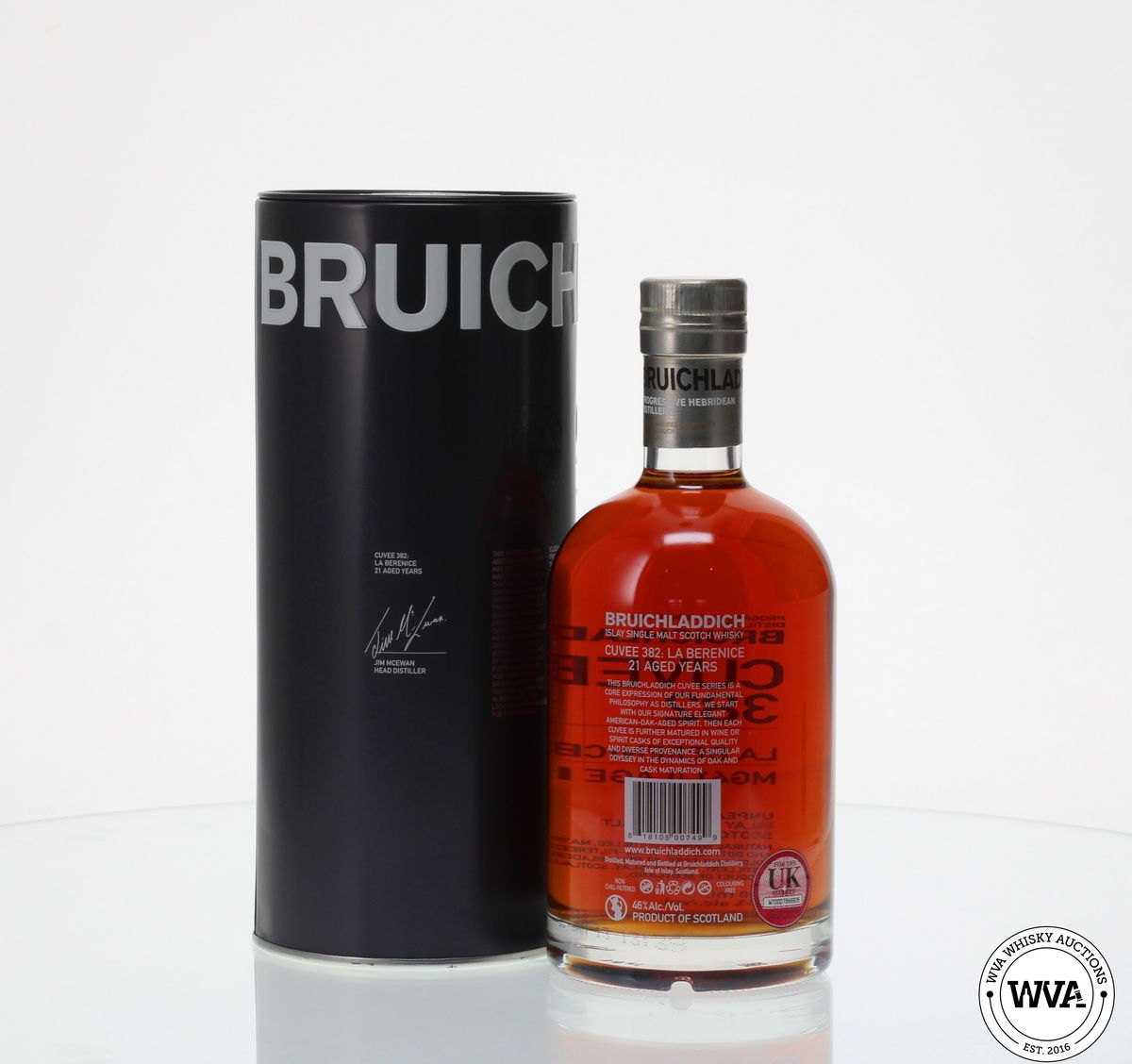 BRUICHLADDICH CUVEE 382 LA BERENICE 21 YEAR OLD