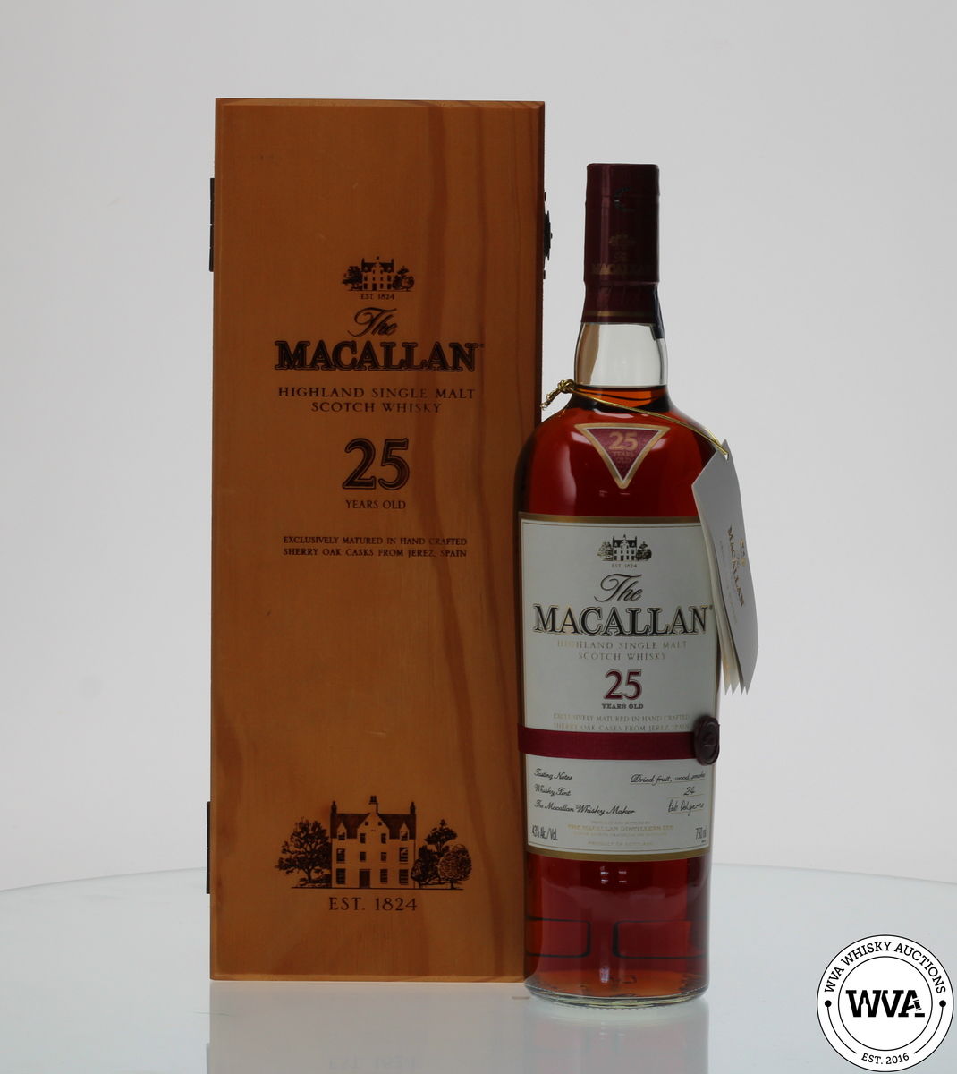 MACALLAN 25 YEAR OLD PRE 2018 US IMPORT