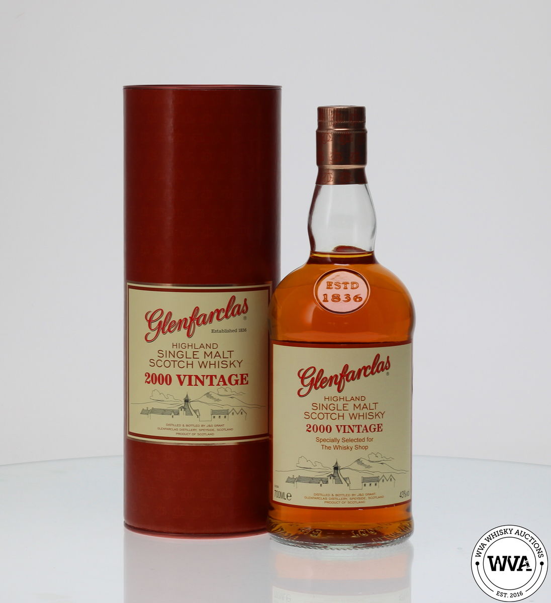 GLENFARCLAS 2000 VINTAGE 14 YEAR OLD WHISKY SHOP EXCLUSIVE