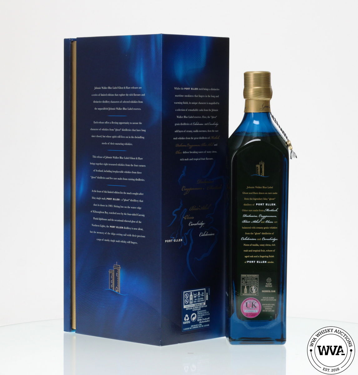JOHNNIE WALKER PORT ELLEN GHOST AND RARE  