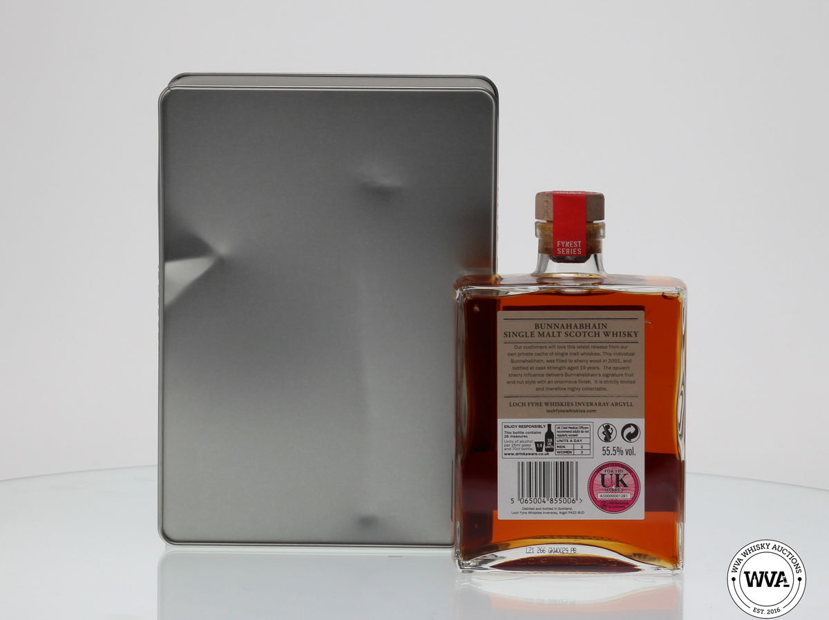 BUNNAHABHAIN 19 YEAR OLD LOCH FYNE FYNEST SERIES