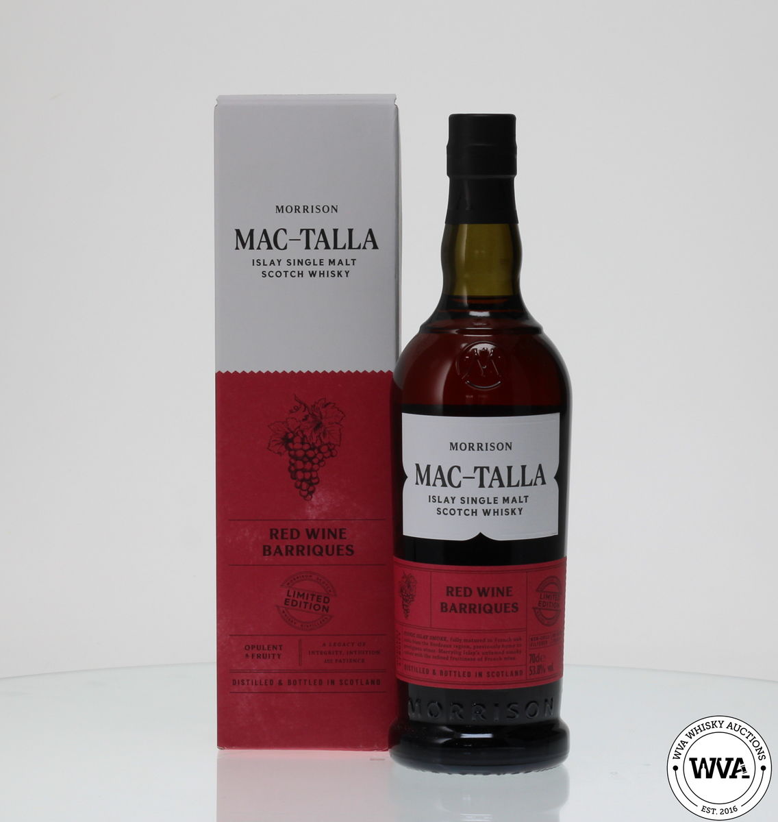 MAC-TALLA RED WINE BARRIQUES ISLAY SINGLE MALT LIMITED EDITION
