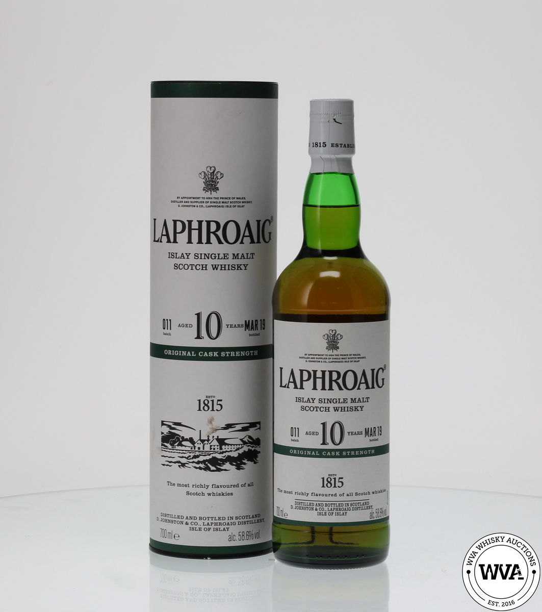 LAPHROAIG 10 YEAR OLD CASK STRENGTH BATCH #11