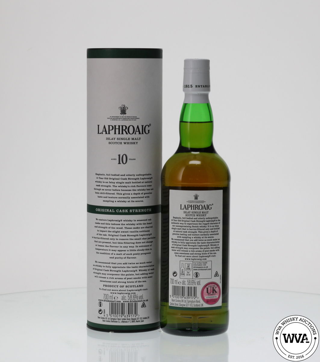 LAPHROAIG 10 YEAR OLD CASK STRENGTH BATCH #11