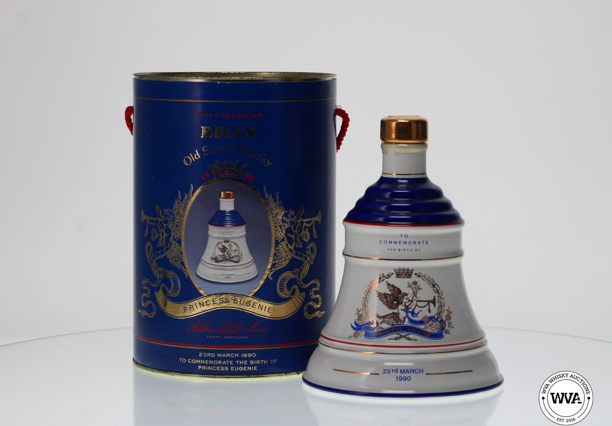 BELLS DECANTER "CELEBRATING THE BIRTH OF PRINCESS EUGENIE"
