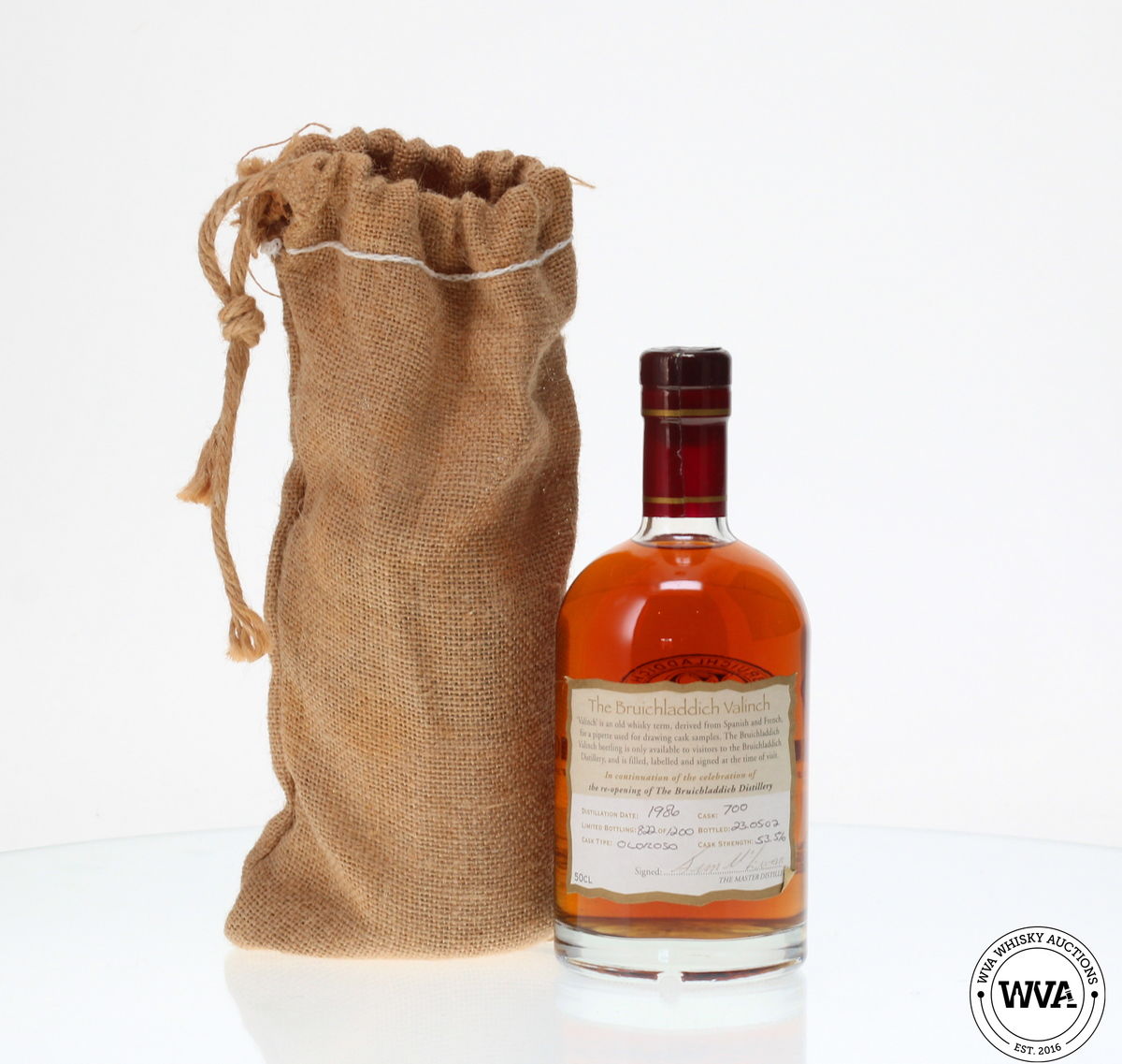 BRUICHLADDICH 1986 VALINCH "THE RE-OPENING OF THE DISTILLERY"