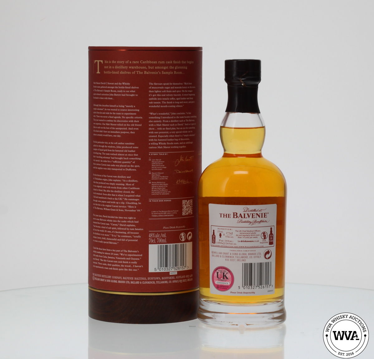 BALVENIE 27 YEAR OLD "A RARE DISCOVERY FROM DISTANT SHORES"