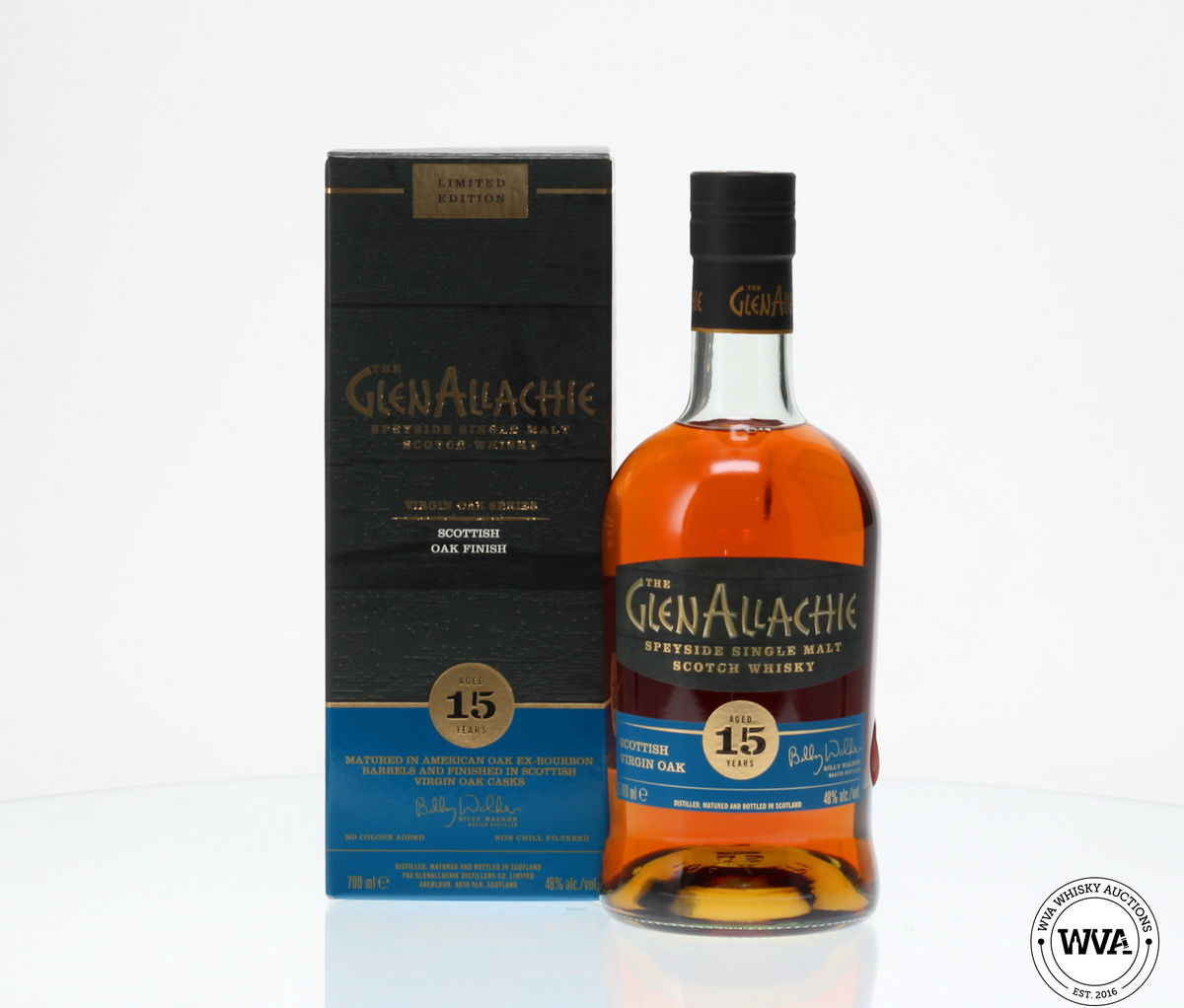 GLENALLACHIE 15 YEAR OLD SCOTTISH OAK FINISH