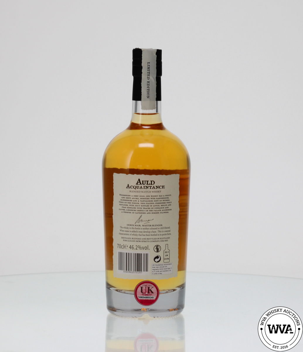 AULD ACQUAINTANCE BLENDED SCOTCH WHISKY - BATCH 1