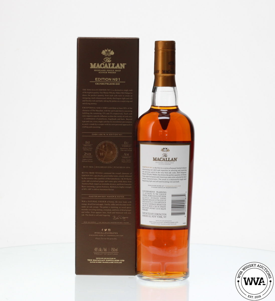 MACALLAN EDITION NO.1 US IMPORT